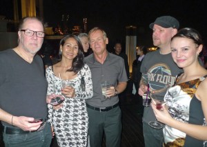 Wan, Gert, Nicklas och Cassandra. Jag själv längst till vänster.